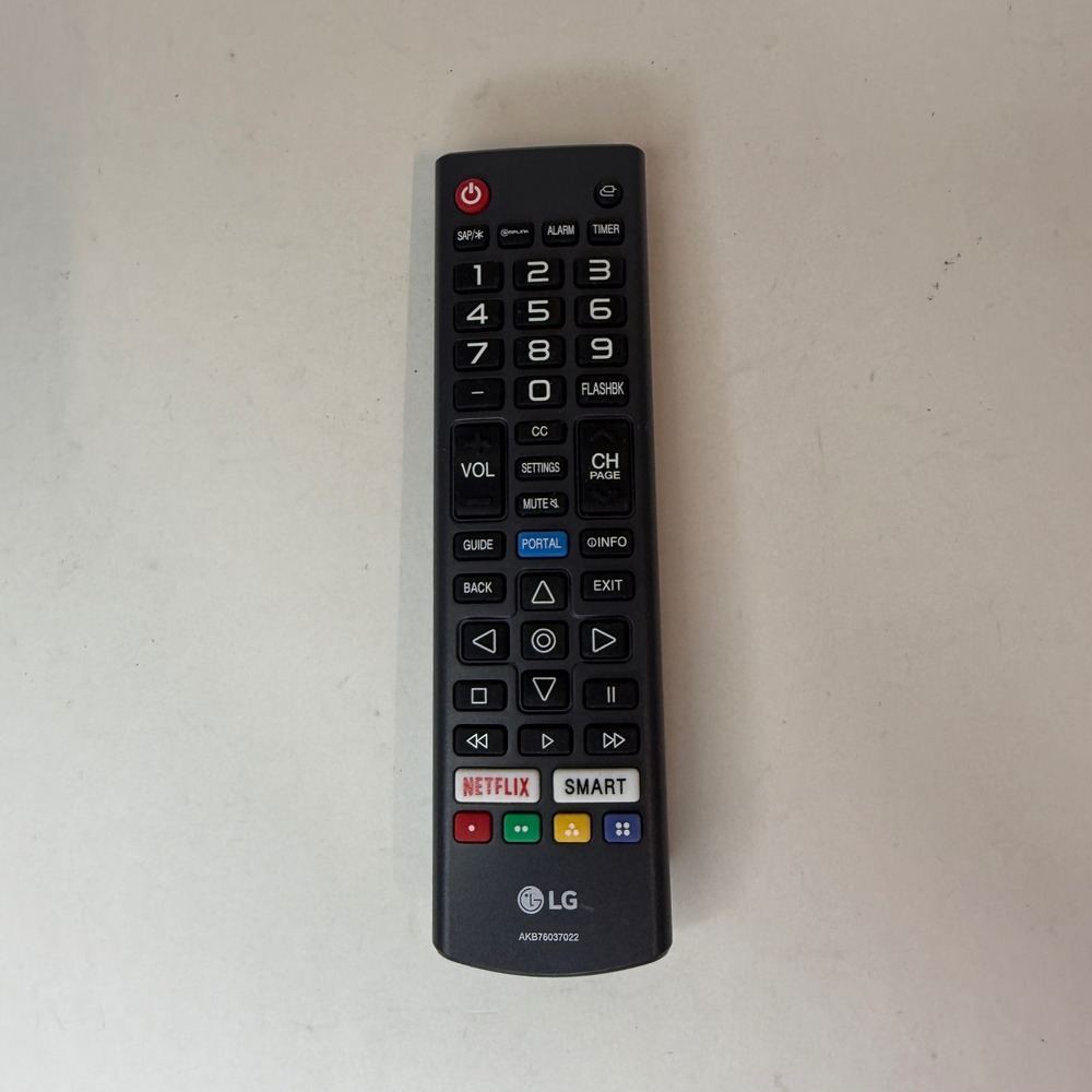 LG AKB76037022 Smart TV Remote Control Netflix Smart Hotkeys Black